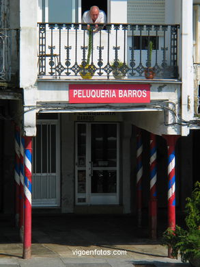 Soportales del Berbés. El casco viejo de Vigo.