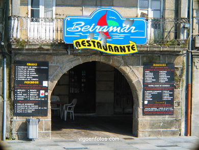 Soportales del Berbés. El casco viejo de Vigo.
