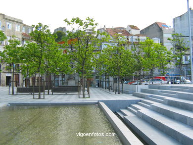 Soportales del Berbés. El casco viejo de Vigo.