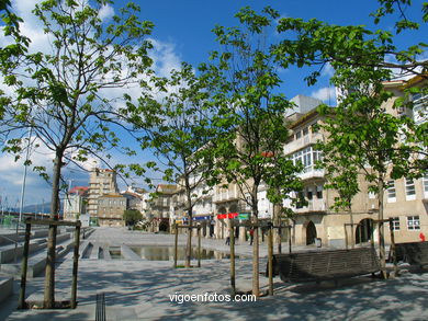 Soportales del Berbés. El casco viejo de Vigo.