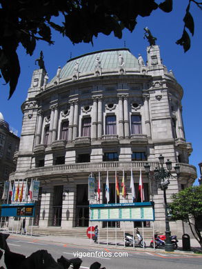 Teatro Garc�a Barb�n (Centro Cultural Caixanova)  - Antonio Palacios (1913) (CALLE POLICARPO SANZ)
-  (Map location). 
