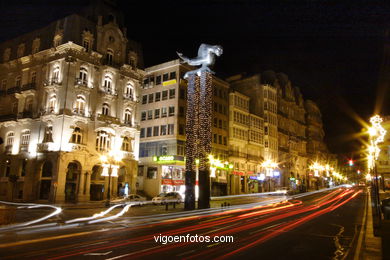 Vigo at Christmas. 