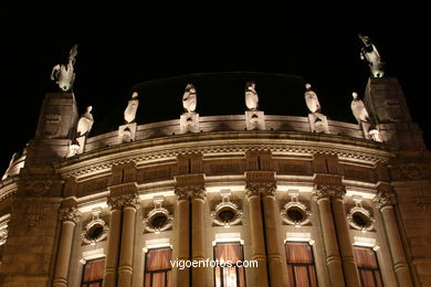 Teatro Garc�a Barb�n (Centro Cultural Caixanova)  - Antonio Palacios (1913) (CALLE POLICARPO SANZ)
-  (Map location). 