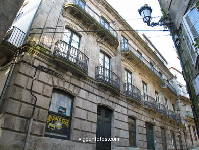 Calle Real. El casco viejo de Vigo. 