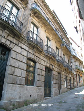 Calle Real. El casco viejo de Vigo. 