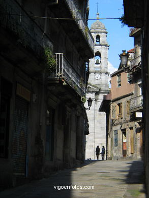 Calle Real. El casco viejo de Vigo. 