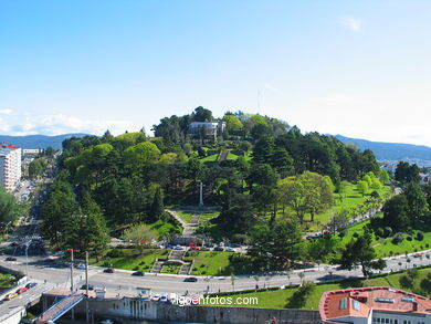 Vistas a�reas de Vigo. 
