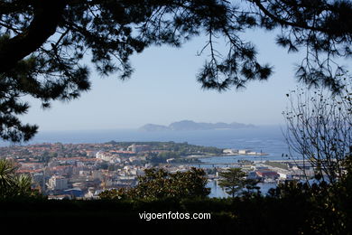 Vistas a�reas de Vigo. 