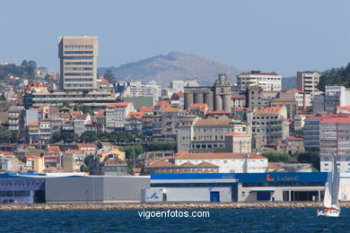 Vistas a�reas de Vigo. 