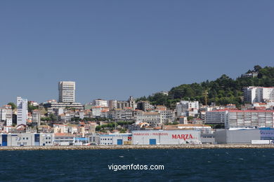 Vistas a�reas de Vigo. 