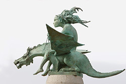 The nymph and the dragoon