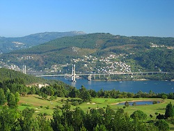 R�a de Vigo y puente de Rande