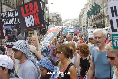Manifestacin en Londres. 