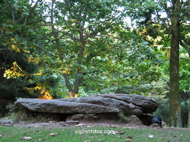Dolmen Chan de Arquiña (Domaio) Moaña.