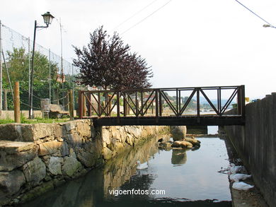 Marismas de Meira y rio da ponte. 