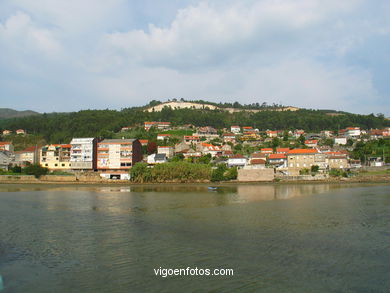 Marismas de Meira y rio da ponte. 