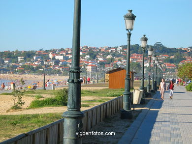 Paseo de playa Am�rica - Nigr�n. 