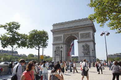 Arc de Triomphe (place de l'�toile) - Paris - Viaje. Images and pics of travels and trips.. 