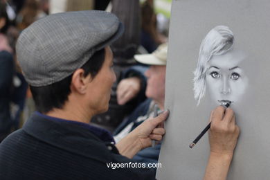 Barrio de Pintores y Artistas en Montmartre. Par�s - Place du Tertre - Paris - Viaje. Fotos e im�genes de Par�s.. 