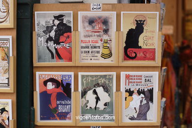 Barrio de Pintores y Artistas en Montmartre. Par�s - Place du Tertre - Paris - Viaje. Fotos e im�genes de Par�s.. 