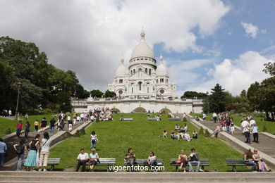 Basilique du Sacré-Coeur - Montmartre - Paris - Images and pics of travels and trips. France.