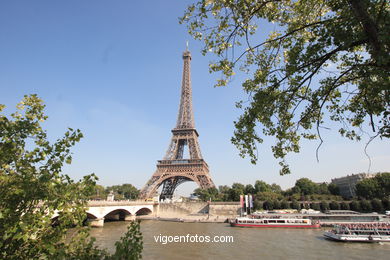 Eiffel Tower - Tour Eiffel - Paris - It is named after its designer, engineer Gustave Eiffel. Images and pics of travels and trips..