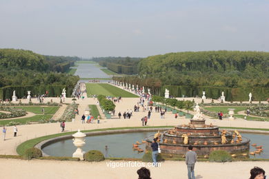 Gardens of Versailles - Versalles - Paris - Images and pics of travels and trips. France.