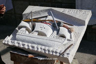 TALLERES DE ARTESANOS. FIESTA DE LA ARRIBADA - BAIONA