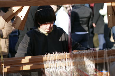 TALLERES DE ARTESANOS. FIESTA DE LA ARRIBADA - BAIONA