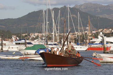 RAPPRESENTAZIONE DELLO SBARCO Pinta - FESTA DA arrivo - BAIONA