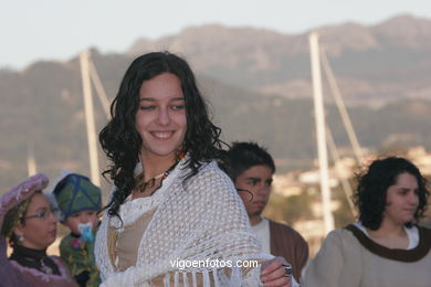 RAPPRESENTAZIONE DELLO SBARCO Pinta - FESTA DA arrivo - BAIONA