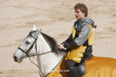 MEDIEVAL KNIGHTS TOURNAMENT - FESTA DA arrival - BAIONA