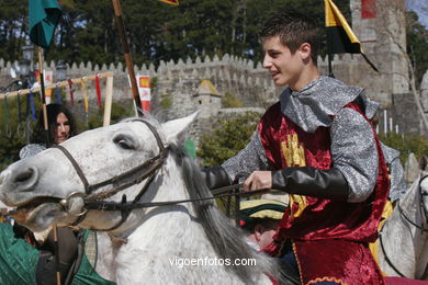 MEDIEVAL KNIGHTS TOURNAMENT - FESTA DA arrival - BAIONA