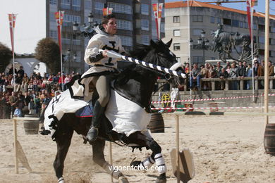 MEDIEVAL KNIGHTS TOURNAMENT - FESTA DA arrival - BAIONA