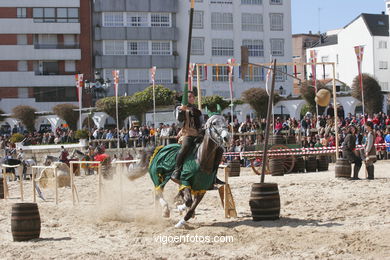 MEDIEVAL KNIGHTS TOURNAMENT - FESTA DA arrival - BAIONA