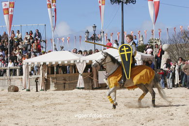 TORNEO MEDIEVALE CAVALIERI - FESTA DA arrivo - BAIONA