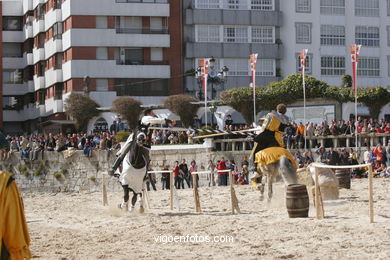 MEDIEVAL KNIGHTS TOURNAMENT - FESTA DA arrival - BAIONA