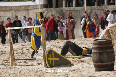 MEDIEVAL KNIGHTS TOURNAMENT - FESTA DA arrival - BAIONA