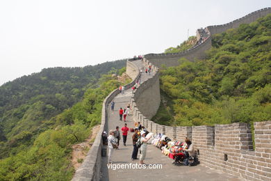 The Great Wall of China. 