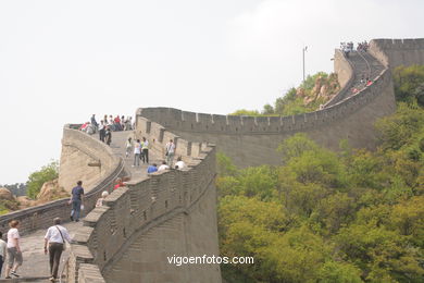 The Great Wall of China. 