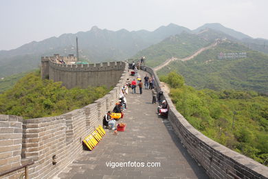 The Great Wall of China. 