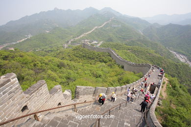 A Grande Muralha China. 
