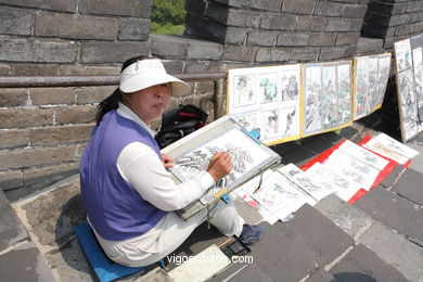The Great Wall of China.
