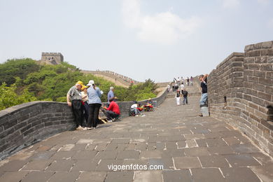 A Grande Muralha China. 
