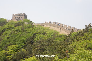 The Great Wall of China. 