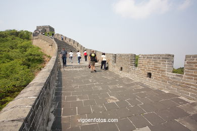 A Grande Muralha China.