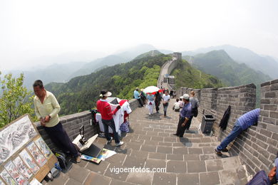 The Great Wall of China. 