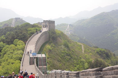 The Great Wall of China. 