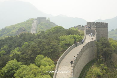 The Great Wall of China. 