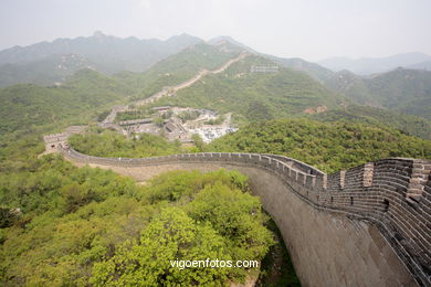 The Great Wall of China. 